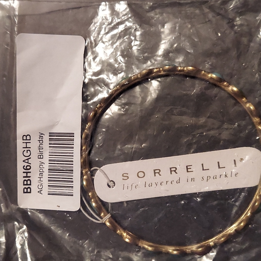 Sorrelli Bangle Bracelet -Happy Birthday Collection